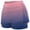Purple, variant on FUZHIQ Tennis Skirts for Women with Shorts, Elastic Waist Lightweight Floral Print Activewear Skorts Loose Casual Pleated Sports Skorts Activewear with Pockets,XXXXL