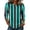 Blue, variant on JULMCOMO Shirts for Women Vertical Striped 3/4 Sleeve Crew Neck Trendy Loose Fit T Shirts Color Block Comfy Summer Tops Pink S