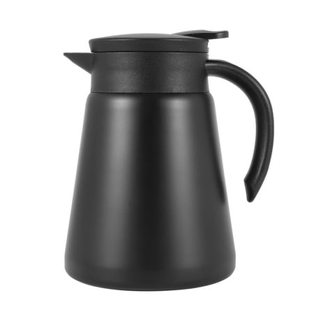 

304 18/10 Stainless Steel Thermal Carafe/Double Walled Vacuum Insulated Coffee Pot with Press Button Top 24+ Heat & Cold Retention Free for Coffee Tea Beverage Etc