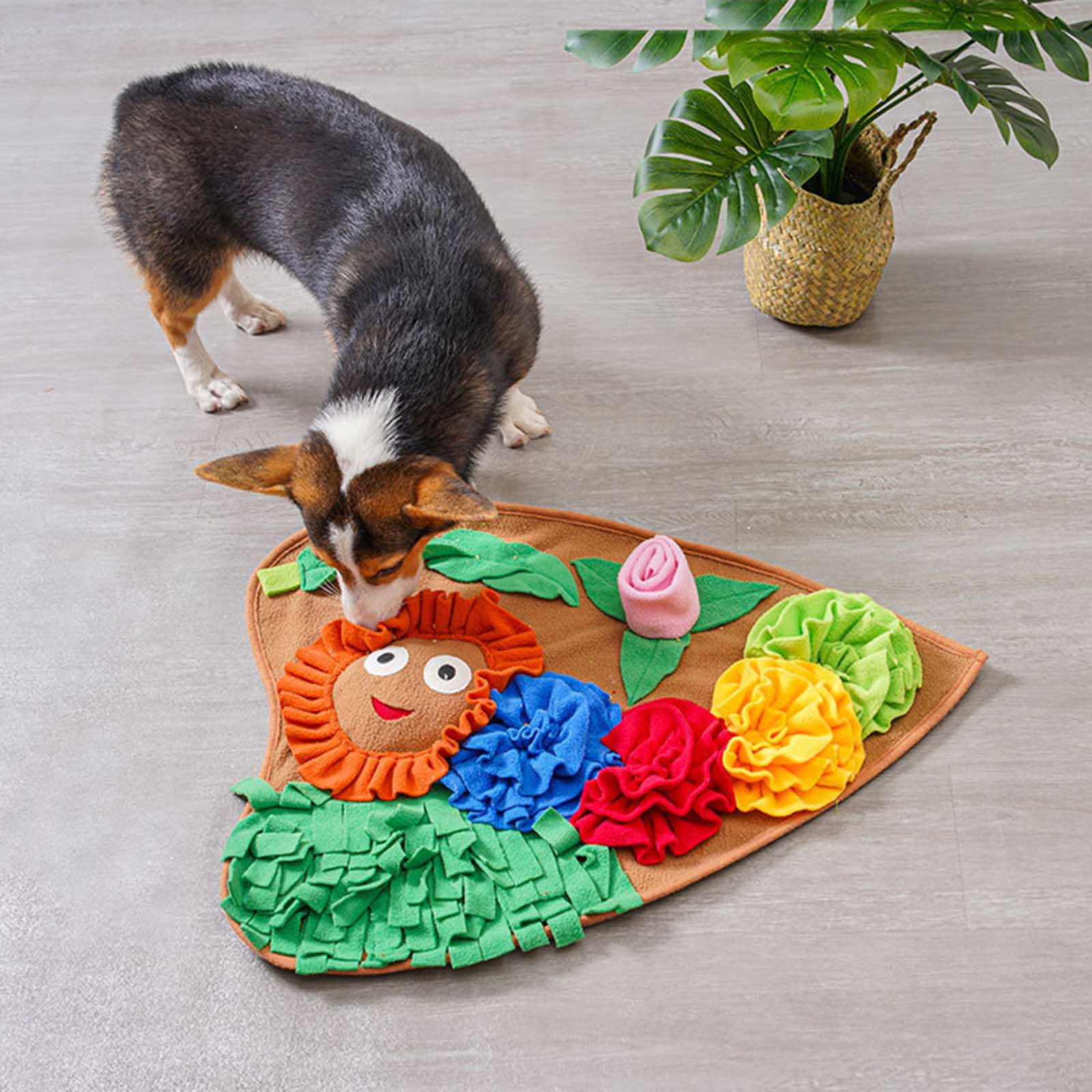Geemin Pet Foraging Mat Feed Game Dog Puzzle Toys Encourages Natural Foraging Skills
