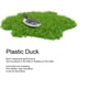 thumbnail image 1 of Adorno de Pato, Pato Simulado Duradero de Forma Vívida, Pato Artificial Para Suministros de Baña Hotel Casero, 1 of 7