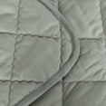 thumbnail image 4 of Organictune Microfiber Down Alternative Machine Washable Toddler Comforter, Super Soft and Lightweight Kids Crib Quilted Blanket for Stroller, Travel, Smoke Gray, 43"x60", 4 of 5