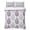 Turquoise, variant on Full Quilt Set 78''x90'', Purple Gray Leaves Lightweight Summer Bedspread Coverlet Set with 2 Pillow Shams, Summer Tropical Plant Breathable All Season Quilt Bedding for Bedroom/Guest Room