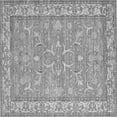thumbnail image 1 of Ahgly Company Indoor Square Abstract Gray Contemporary Area Rugs, 3' Square, 1 of 1