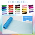 thumbnail image 4 of Rollo de tela IONTACH, tul turquesa y cristal, organza, 30 cm x 45 m, 4 of 6
