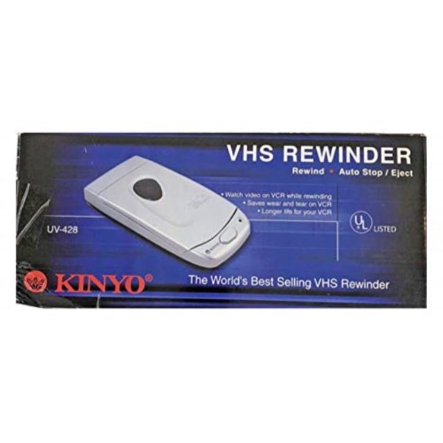 Kinyo UV428 VHS Video Cassette Tape Rewinder VCR Auto Stop Soft Eject