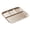Silvery2, variant on Titanium Purification Serving Plate Patterned Divided Tray, 3/4/5 Compartment Stainless Steel Plate for Portion Control, Picnic & Cafeteria (3 Compartments 1 Pcs)