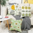 thumbnail image 3 of Summer Pillow Covers 18x18Inch Watercolor Daisy Throw Pillow Covers Summer Outdoor Décor Cushion Case Decoration for Home Couch Chair Sofa, 3 of 4