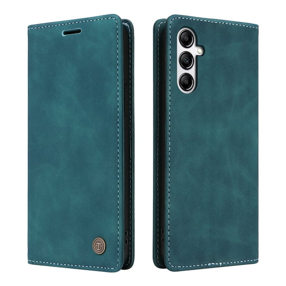 TECH CIRCLE For Galaxy A14 5G Wallet case,PU Leather Flip Folio Case with Card Holders RFID Blocking Kickstand Shockproof TPU Inner Shell Phone Cover forSamsung Galaxy A14 5G 6.6" 2023,Green