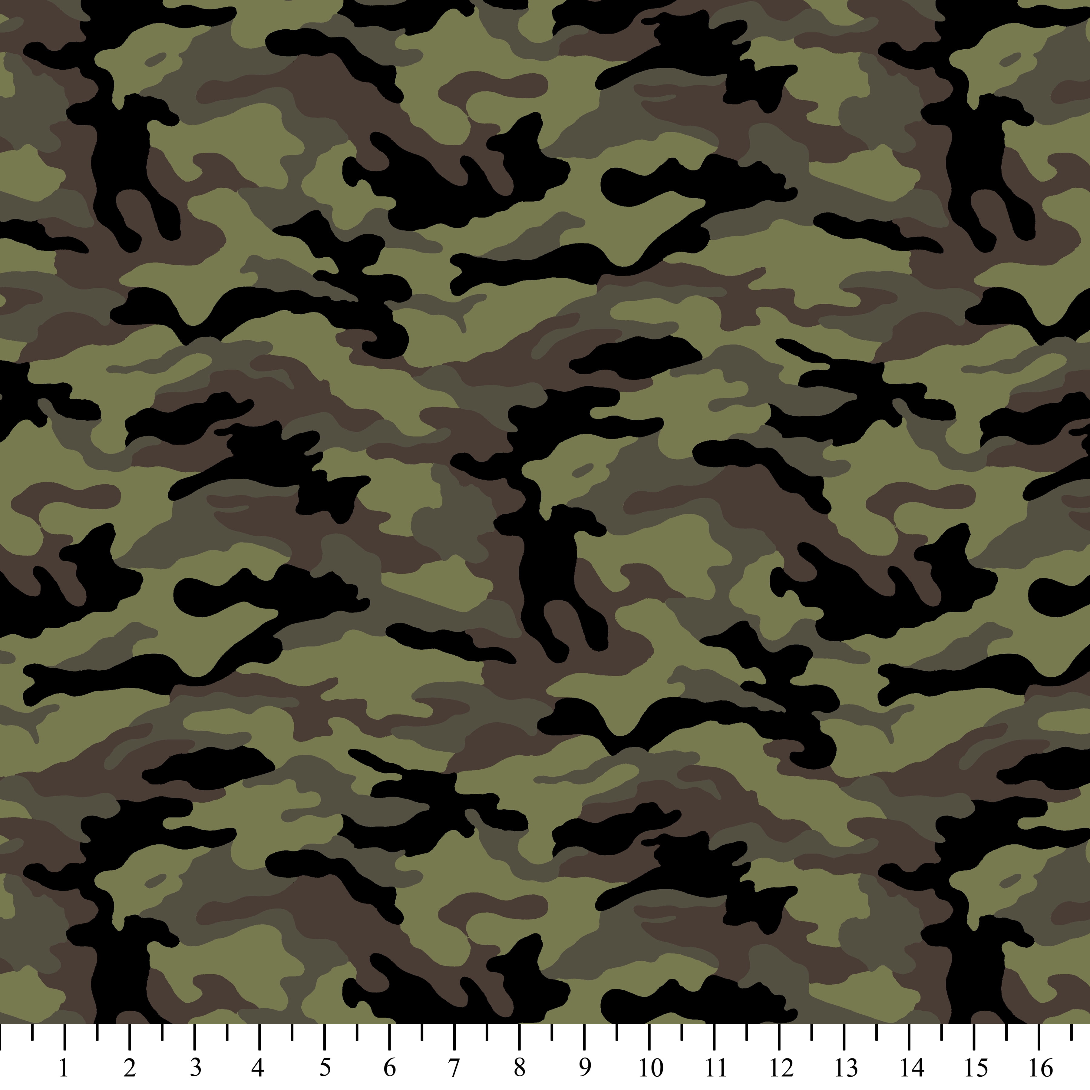 David Textiles Camouflage 44 Cotton Fabric - 