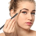 thumbnail image 4 of Dinheiro Brow & Eye Makers Brow Shaper & Eyeliner, lápiz sin esfuerzo crea cejas salvajes claras y duraderas, gris, 4 of 5