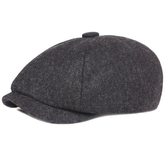 SikaFu Berets Autumn Winter Wool Hat Men Women Vintage Octagonal Newsboy Cap Male Female Retro Beret Hat Artist Painter Cap Men