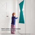 thumbnail image 5 of Deconovo French Door Curtains, Room Darkening & Thermal Insulated, 25x40 in, Turquoise, 1 Panel, 5 of 6