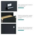 thumbnail image 2 of Space Solutions 18" Deep 2 Drawer Premier Letter Width Vertical File Cabinet, Locking, Black, 2 of 13