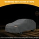 thumbnail image 3 of Unique Bargains 1 Pc Cubierta de automóvil universal impermeable para todo clima, cubierta exterior completa anti-UV 190T-PU tono plateado, ajuste para SUV de hasta 181", 3 of 5