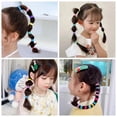 thumbnail image 4 of 20/50/100 Uds. Lazos elásticos de nailon básicos coloridos para el cabello para niñas, coleteros, banda de goma, accesorios básicos para el cabello para niños, 4 of 5