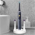thumbnail image 4 of Support pour Brosse à Dents Électrique, Compatible avec Oral-B IO, Étagère de Rangement pour Brosse à Dents, Support de Tête de Brosse, Station de Recharge, Rack (Support Seulement (Noir)), 4 of 5