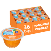 (36 Cups) Dole Fruit Bowls Mandarin Oranges in 100% Fruit Juice, 4 oz