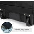 thumbnail image 4 of REDCAMP 120L Foldable Rolling Duffle Bag with Wheels, Extra Large Travel Luggage Collapsible Duffel Bag, 4 of 6