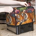 thumbnail image 2 of Toaster Covers 2 Slice, Sleeping Tiger On Couch Waterproof Bread Machine Cover Fits for Standard 2 Slice Toasters, Home Decor Toaster Protection with Hanging Rope, 2 of 7