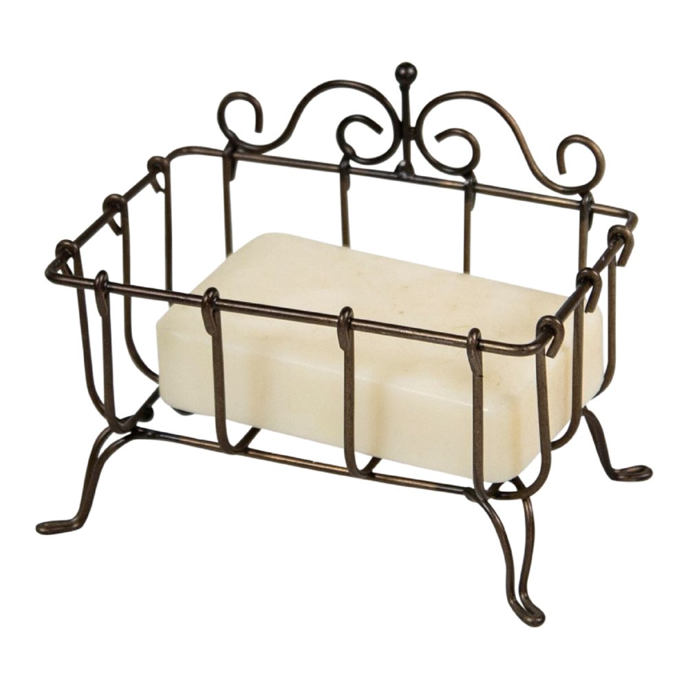 Wire Bar Soap Holder Vintage Inspired 5 Inches Metal