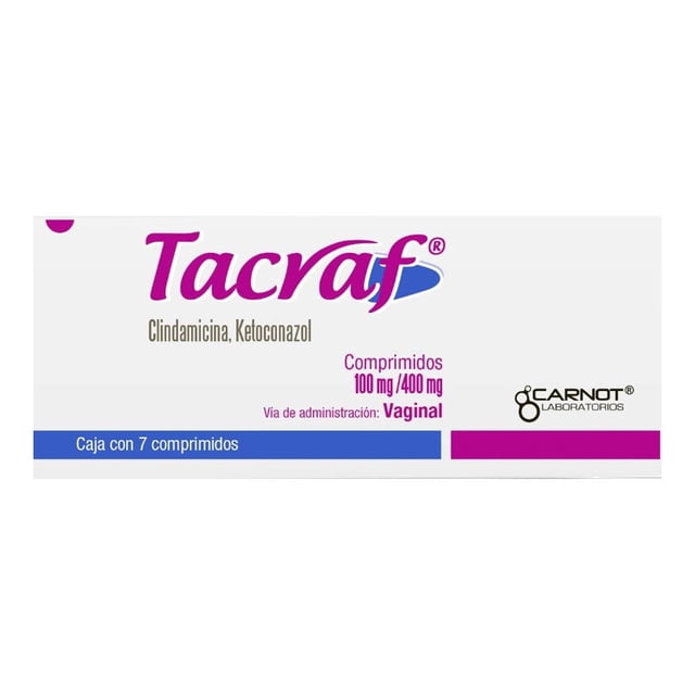 Tacraf 100 mg/400 mg, 7 comprimidos