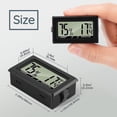 thumbnail image 2 of Mini Digital Lcd Thermometer Hygrometer Temperature Humidity Tester Portable Thermometer Thermo Hygrometer Indicator For Office Kitchen Humidors Incub, 2 of 5