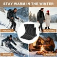 thumbnail image 3 of FREEYOKA Wool Socks for Men and Women Thermal Crew Winter Hiking Warm Boot Socks For Work With Cushioned Sole 3 Pairs, 3 of 8