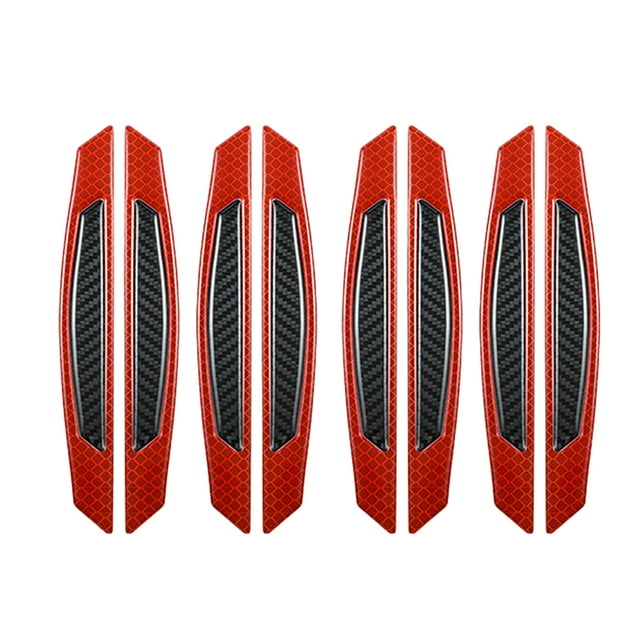MasteelfCA 4pcs Car Body Safety Reflective Stickers Practical Car Warning Reflective Decals