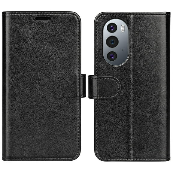 Motorola Edge X30 Wallet Case Texture Horizontal Flip Case with Card Holder Kickstand Phone Cover