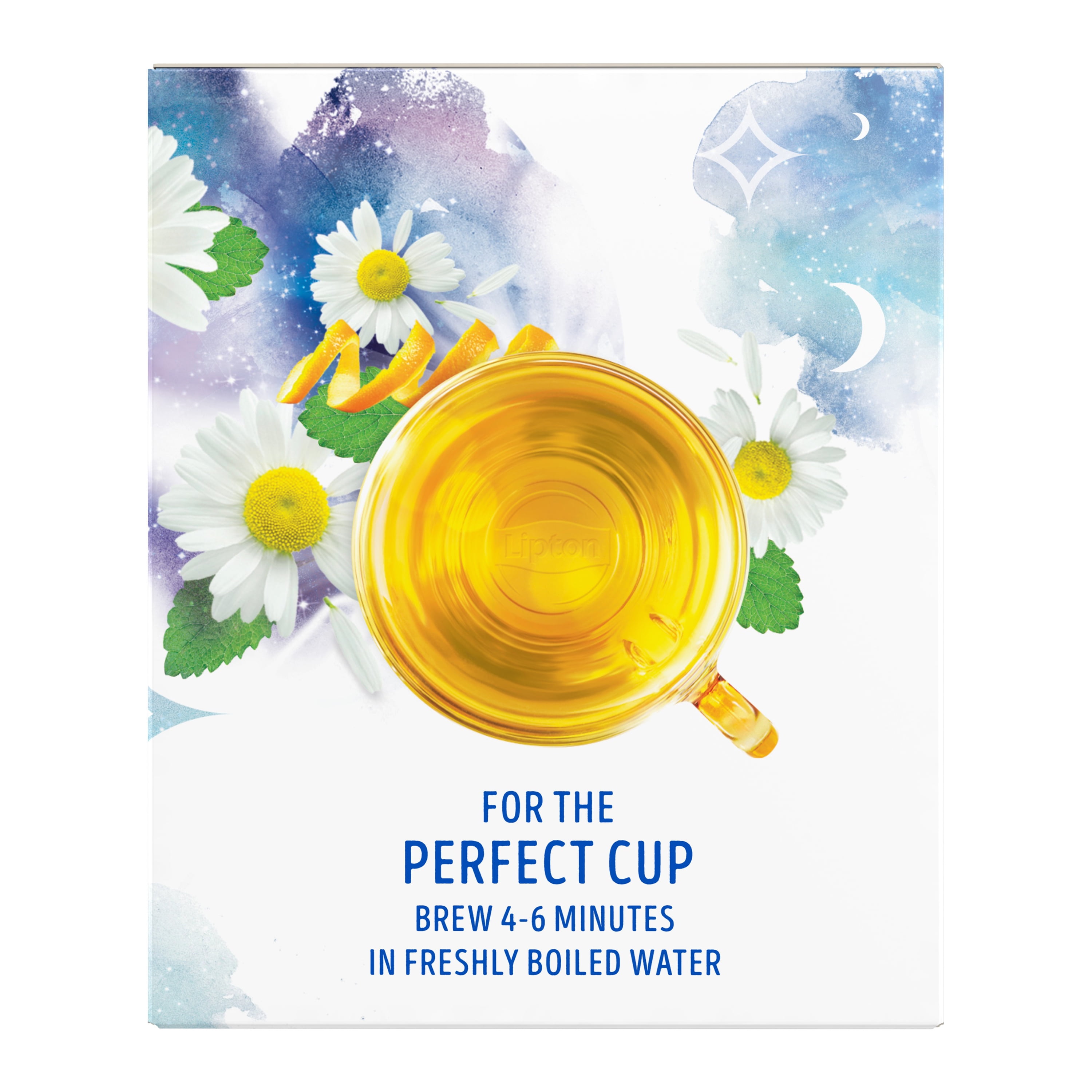 Lipton Bedtime Bliss Herbal Supplement Herbal Tea, Chamomile, Caffeine-Free, Tea Bags 15 Count
