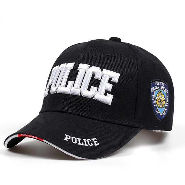 Gorra de béisbol Anime Hat Police para hombre y mujer Hip-hop