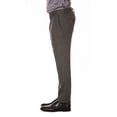 thumbnail image 7 of Ferrecci Men's York Grey Slim Fit Notch Lapel 3 Piece Wool Vintage Herringbone Suit Set - Blazer Jacket, Vest and Pants (56 Regular), 7 of 7