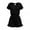 GKAR002-Black, variant on Summer Fashion Jumpsuit Shorts Solid Color Button Drawstring Ruffle Short Sleeve Casual Women's Clothing