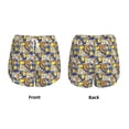 thumbnail image 6 of Goofa Sicilian Style Printed Women 2 in 1 Running Shorts,Quick Dry Athletic Workout Shorts,High Waisted Athletic Shorts with Liner Pockets-Large, 6 of 9