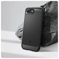 thumbnail image 3 of Funda Spigen Rugged Armor MagFit para iPhone 16e, color negro mate, 3 of 8