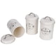 thumbnail image 1 of Lata Sellada, Blanco Cremoso, 3 Piezas/juego De Accesorios De Cocina, Bote De Té, Para Té, Azúcar, Café, 1 of 8