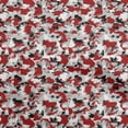 thumbnail image 1 of oneOone Cotton Cambric Maroon Fabric Abstracts Fabric For Sewing Printed Craft Fabric By The Yard 42 Inch Wide, 1 of 5