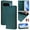 Darkgreen, variant on Wallet Case for Google Pixel 10 /10 Pro, Magnetic Closure PU Leather Flip Phone Case for Men Women with RFID Blocking Card Holder Kickstand, Shockproof Protective Cover, Purple