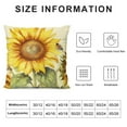 thumbnail image 5 of COMIO Sunflower Pillow Cover, Sunshine Reversible Throw Pillow, Decorations for Home Farmhouse Indoor Outdoor, Thanksgiving for Sofa Couch Bed Decor, 5 of 5