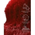 thumbnail image 2 of Tapete SHAGGY 0.50m x 0.80m rojo 6.49 pulg Elly Decor TPTE01GY-SGY2x3FT, 2 of 5