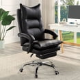 thumbnail image 4 of Furniture of America Prime Faux Leather Reclining Office Chair, Black, 4 of 6
