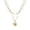 GoldM, variant on Product Class Necklaces Pendants Gold Initial Necklace Set for Women with Alphabet Charms 26 Letter Pendant Jewelry for and Adults 2PCS,16/20/0.6 inch,GoldM