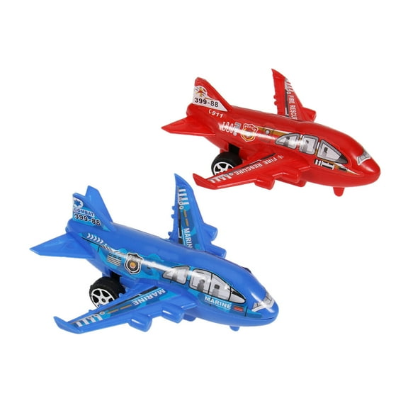 6 Pcs Mini Airplane Model Toys for Kids Educational Cognition Assorted Colors