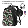 thumbnail image 2 of Yiaed Lilies Flowers Print Laptop Backpack,Business Travel Durable Laptops Backpack with USB Charging Port,Water Resistant College Computer Bag, 2 of 5