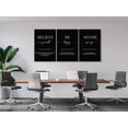 thumbnail image 4 of 3 Pieces Believe in Yourself Motivational Canvas Wall Art Be Happy Positive Quotes Wall Art Never Give Up Inspirational Poster for Classroom Home Office Decor Easy to Hang (12''''Wx16''''Hx3), 4 of 6