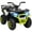 Green, variant on Qaba 12V Kids ATV, Ride on Toy w/ 4 Spring Suspension Wheels, Pink