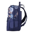 thumbnail image 2 of Eastsport Large Navy Floral Rubin Weekender Tech Backpack Diaper Bag with Changing Pad, 2 of 11