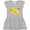 AC-Heather Grey, variant on Inktastic Adorable and Yummy Bananas Girls Toddler Dress