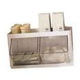 thumbnail image 1 of Coffee  Holder, Durable Tea Bag Storage Rack Wall Mounted  for Home Yellow,White, 1 of 8